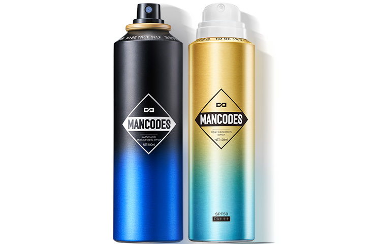 

MANCOES Мужской спрей для защиты от солнца outdoor exclusive small gold bottle для любого типа кожи spf50pa++++ 120мл*2 флакона