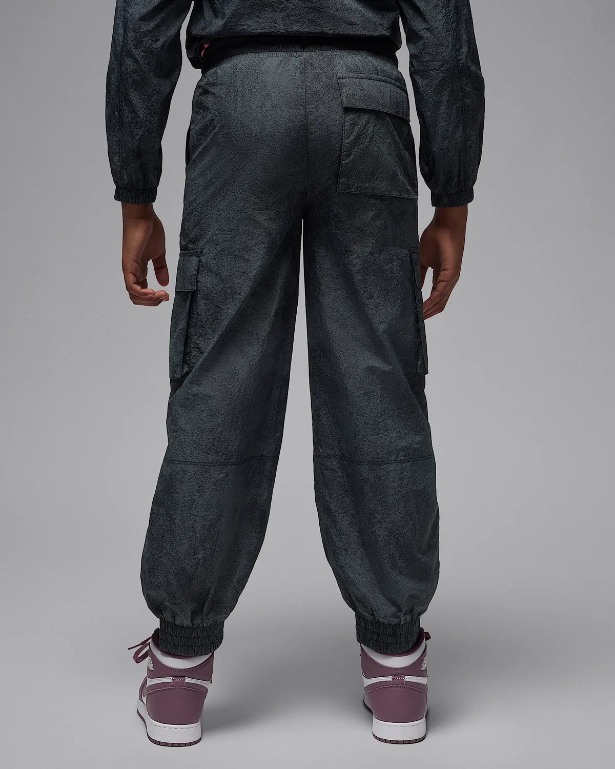 Детские спортивные штаны Jordan Woven Pants Blue Jeans and Bling, Black — фото 2