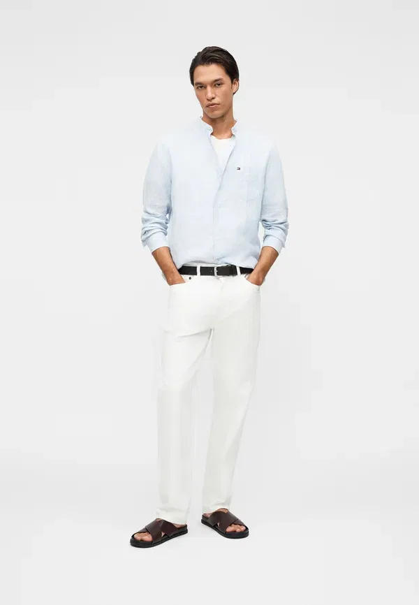 Рубашка Tommy Hilfiger Elevated Essentials, голубой/белый — фото 2