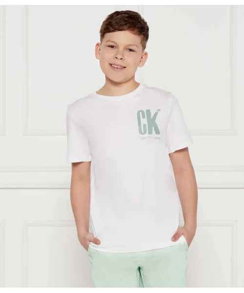 

Футболка Regular fit Calvin Klein Jeans, белый