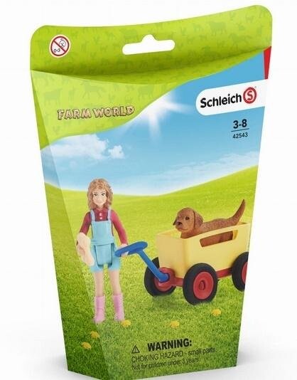 

Schleich, статуэтка, Коляска для собак