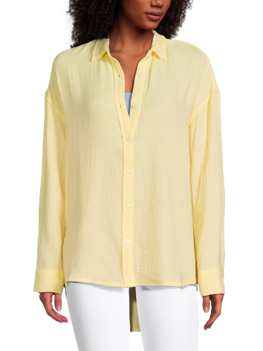 

Рубашка бойфренда Joe's Jeans, цвет Light Yellow
