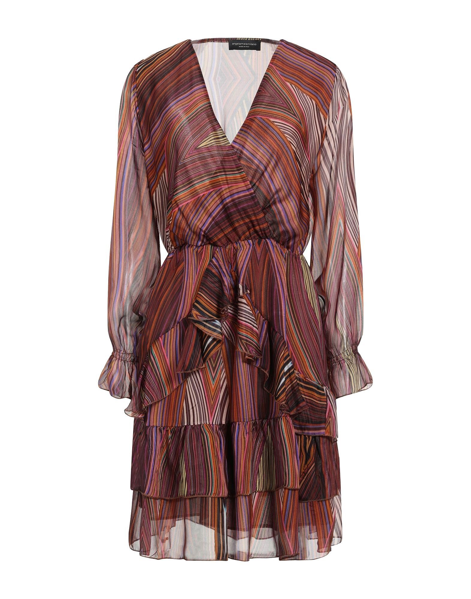 

Мини-платье Angela Mele Milano, красно-коричневый