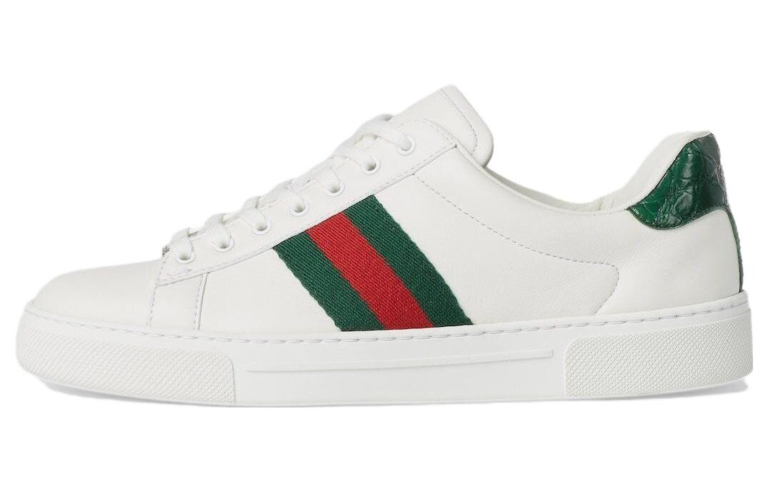 

Женская обувь для скейтбординга GUCCI, Cream White/Collegiate Red/Solar Slime