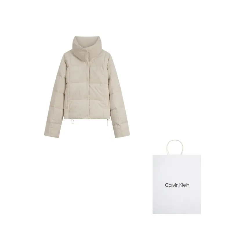 

Calvin Klein Женская пуховая куртка, PAS-Ecru