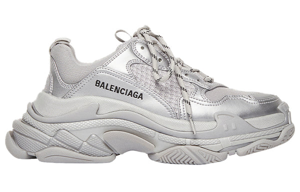 Кроссовки triple s sneaker 'silver' Balenciaga, серебряный — фото 2
