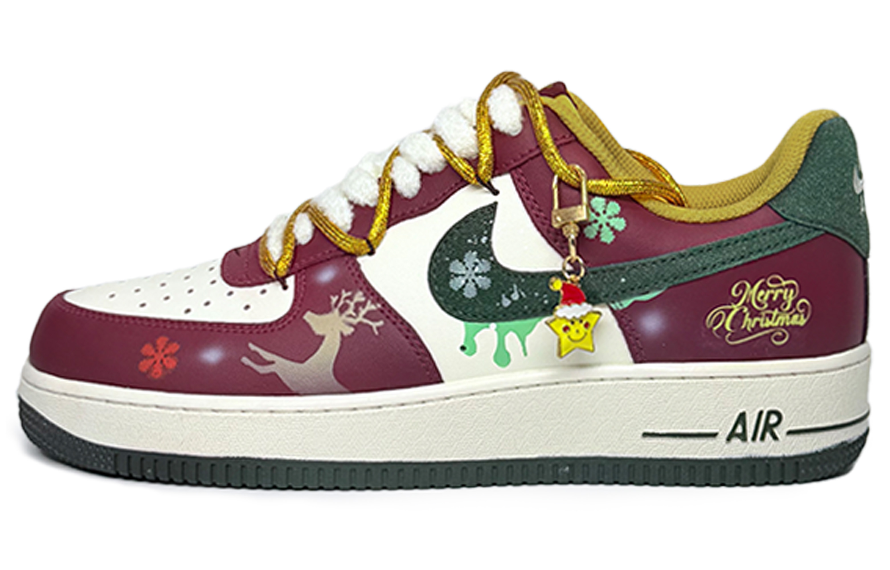 

Кроссовки для скейтбординга Air Force 1 Abrasion Resistant низкие мужские Nike, russet