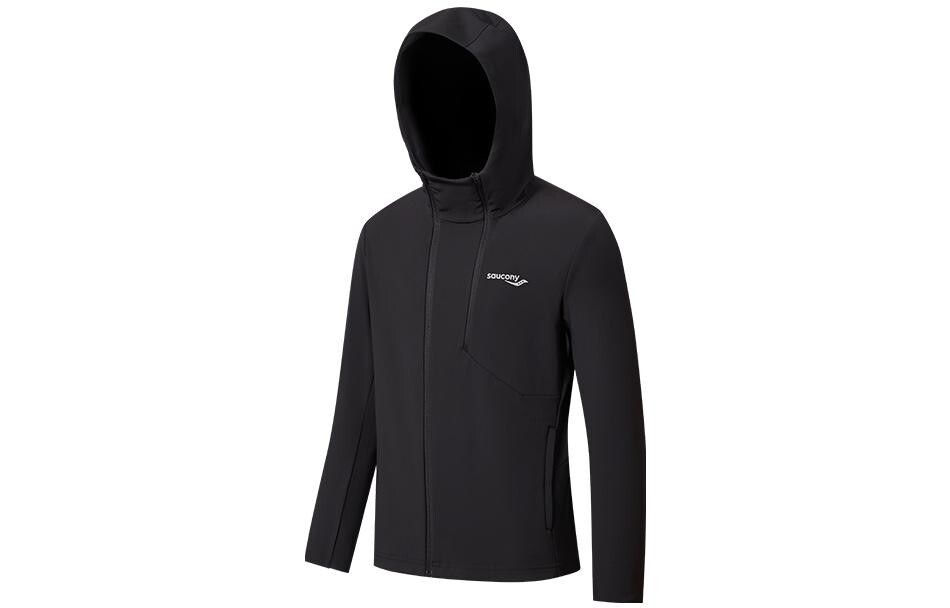 

Куртка мужская, цвет черный как смоль Saucony