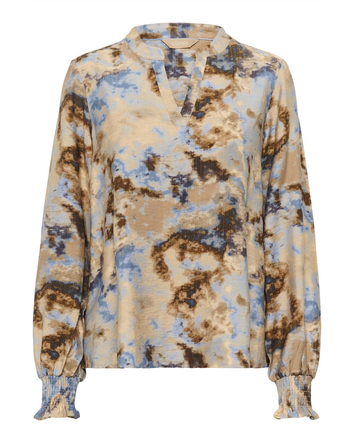 

CULTURE Блузка 'CUHizzy Greece' в цвете капучино, темно-коричневая