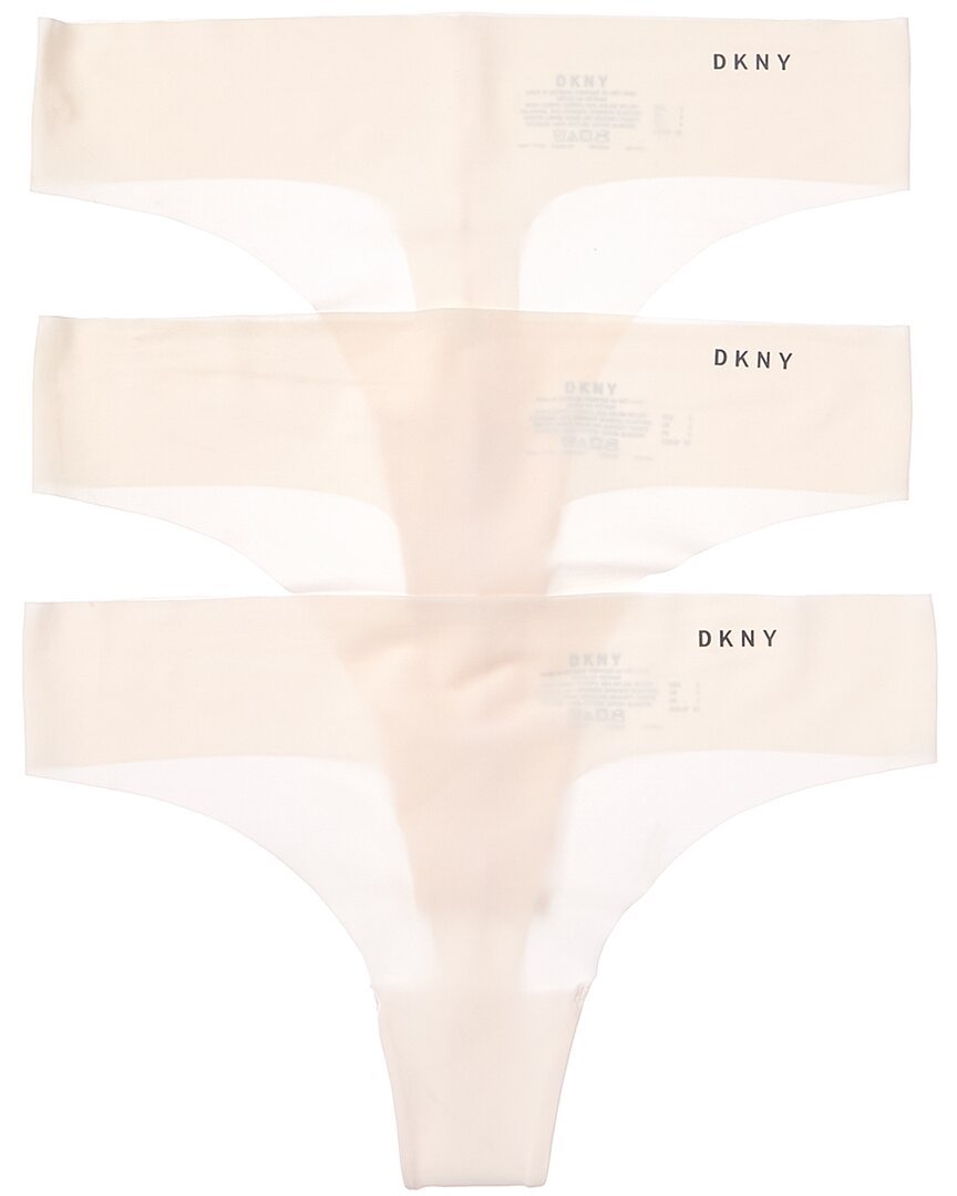 

DKNY 3pk Litewear Cut Anywhere стринги, серый