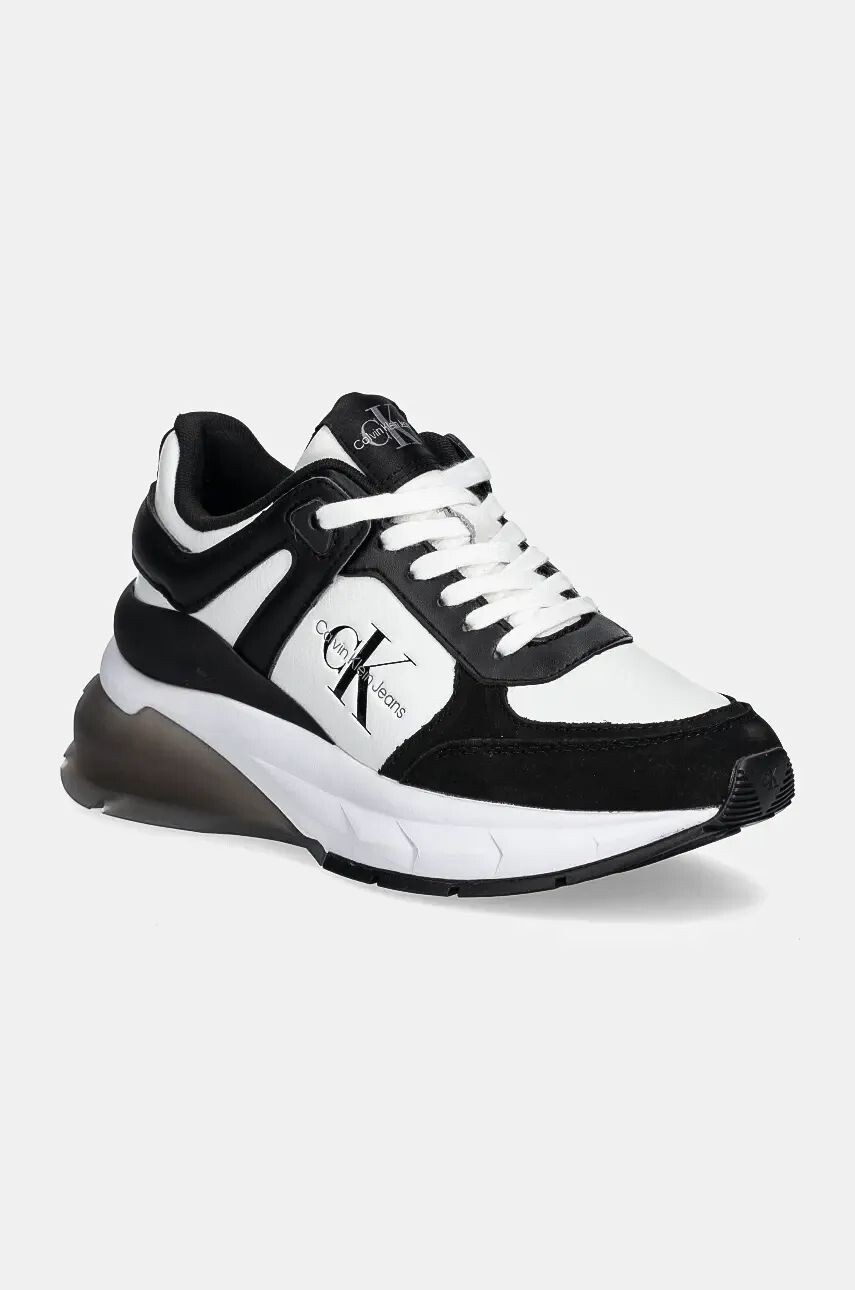 

Кроссовки Calvin Klein Jeans WEDGE RUNNER LACE UP ML MIX, черный