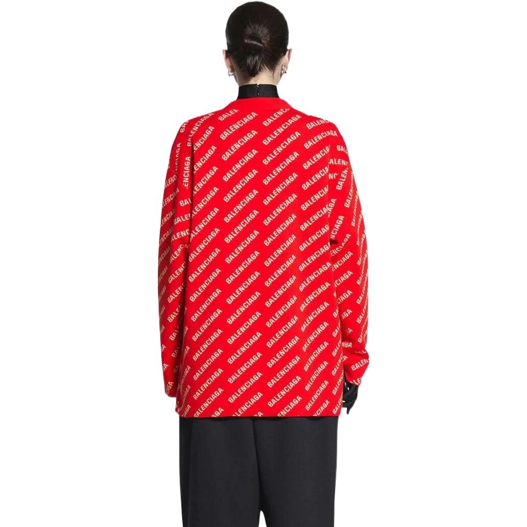 Свитер женский Balenciaga, красный — фото 3