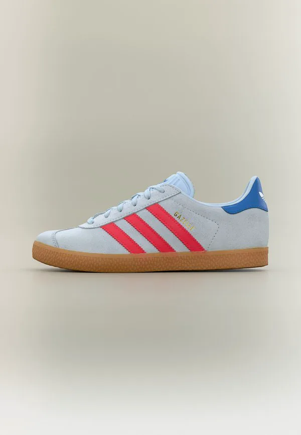 Кроссовки gazelle унисекс Adidas Originals, Crystal Sky/Semi Lucid Red/Bluebird