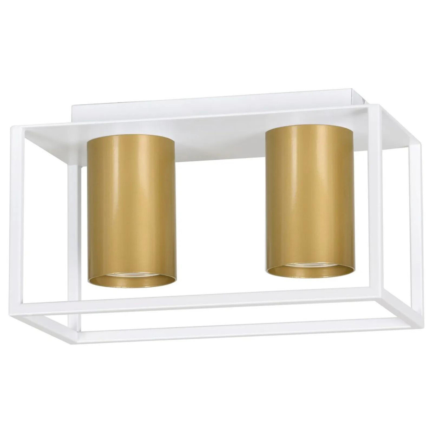 

Потолочный светильник famlights, 13x26x15 см, белый/золотой