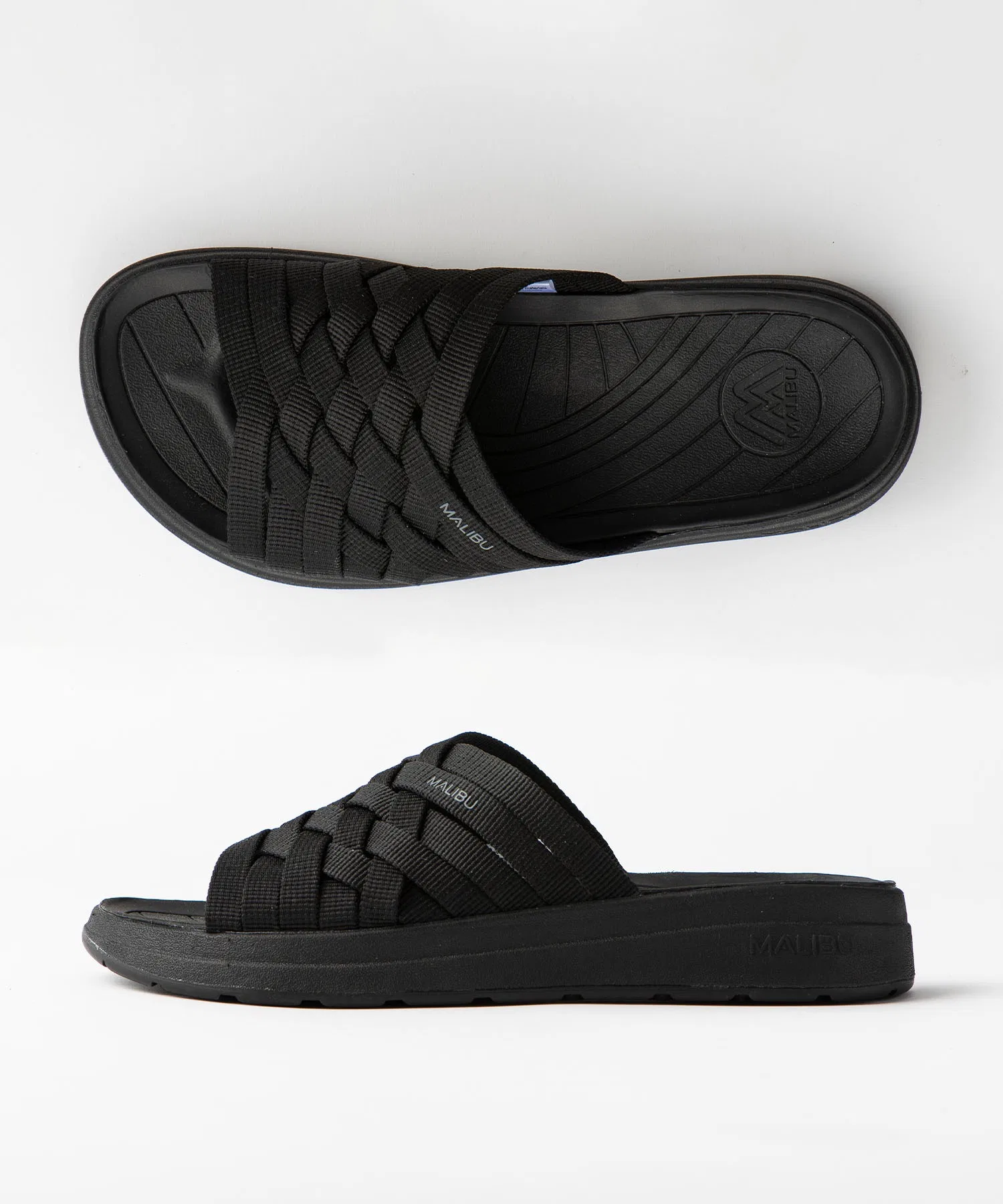 Унисекс сандалии из полиэстера Malibu Sandals Zuma чёрные