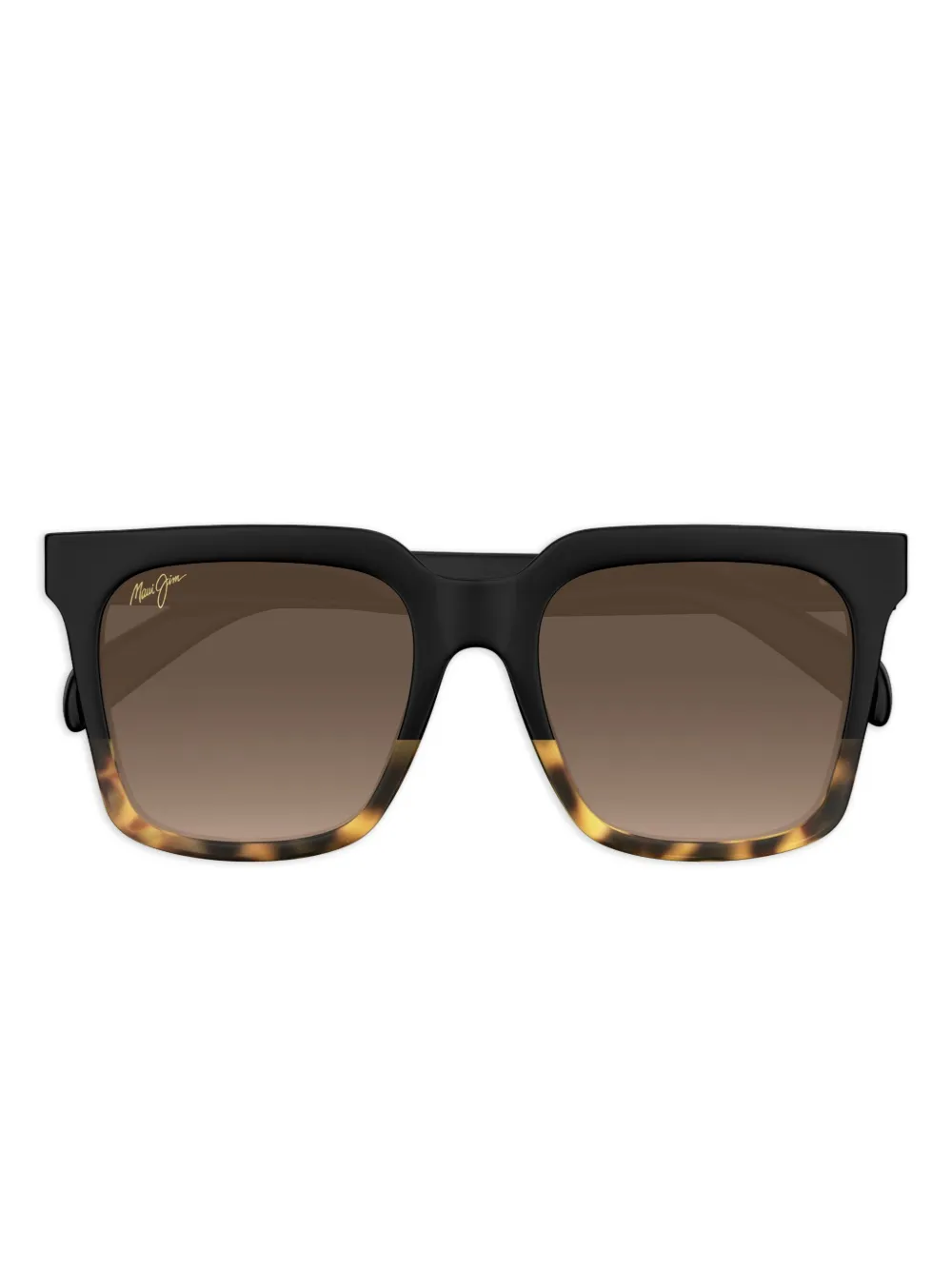 

Солнцезащитные очки в квадратной оправе Maui Jim, черный