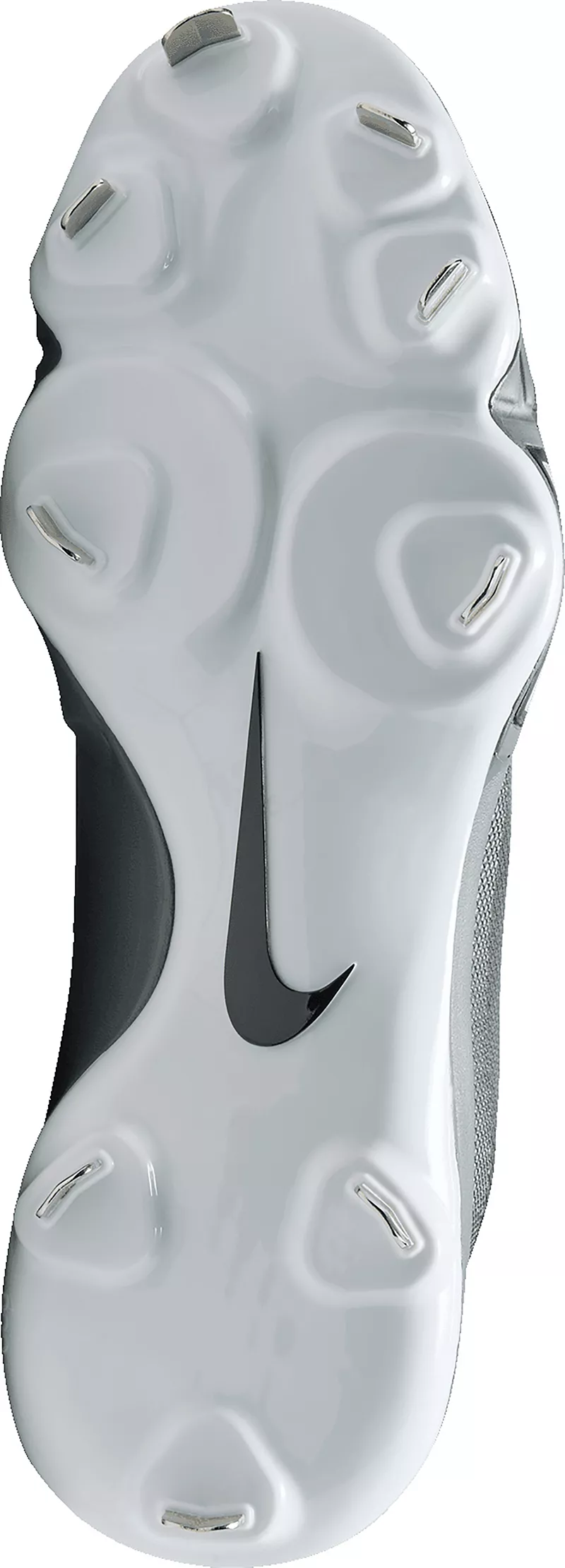 Мужские металлические бейсбольные бутсы Nike Force Zoom Trout 9 Pro, цвет Black/Metallic Silver/White — фото 3