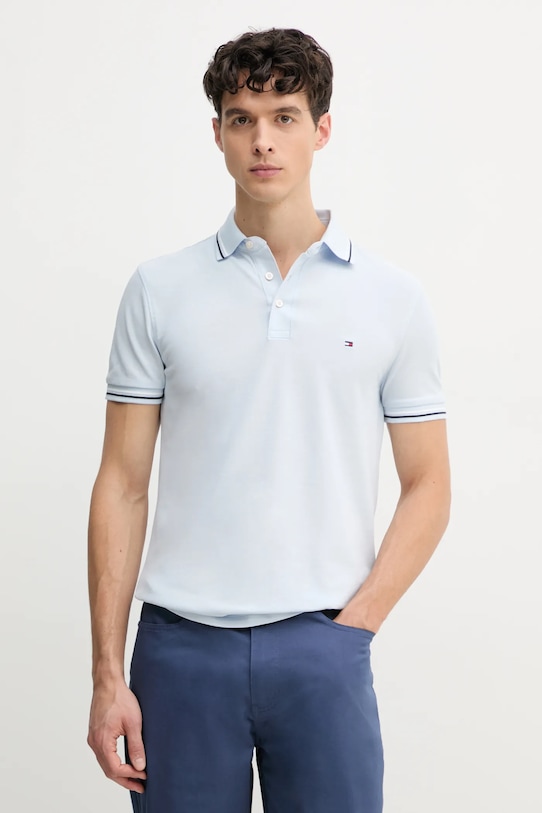 

Поло Tommy Hilfiger, синий