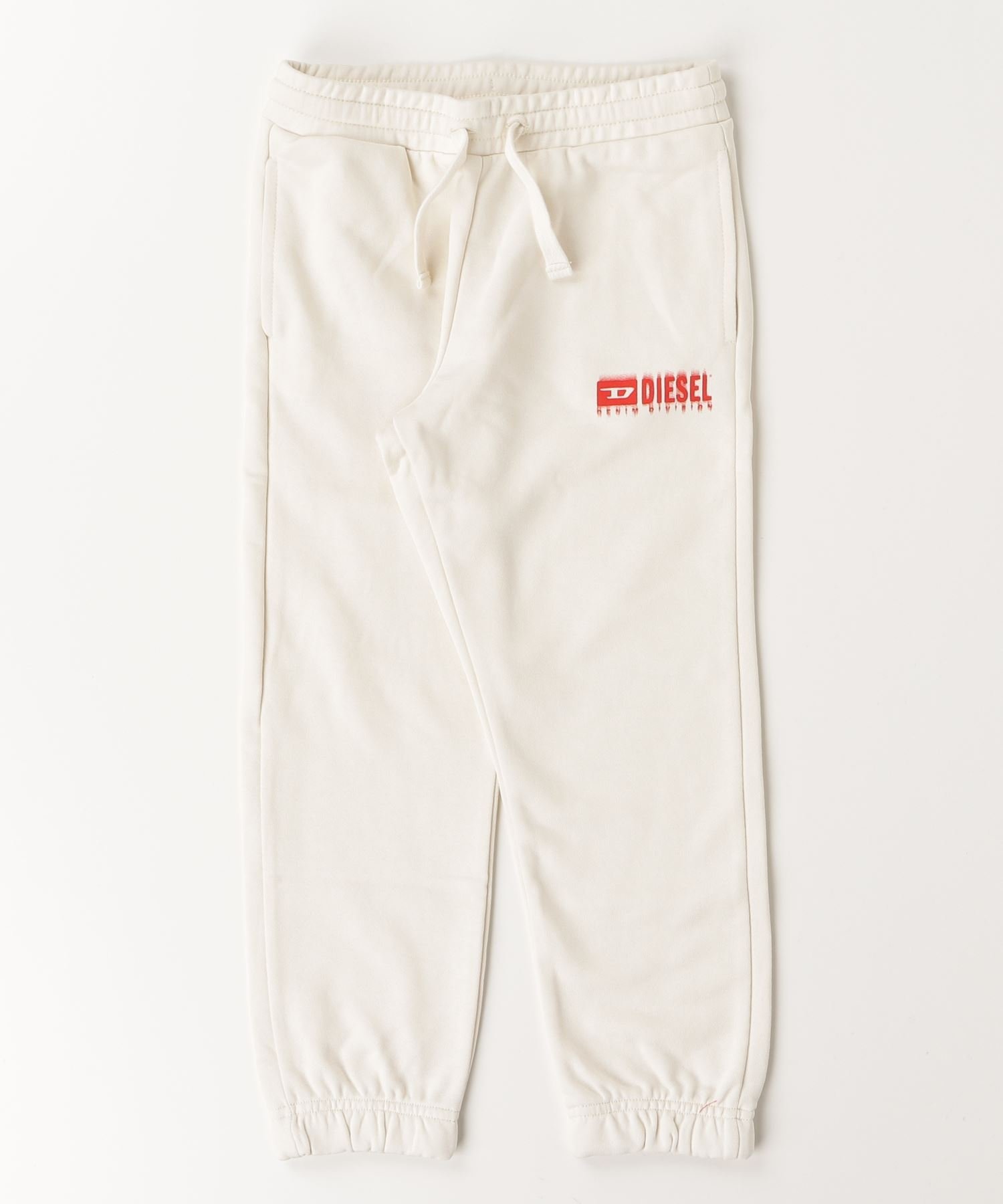 Детские спортивные штаны DIESEL с логотипом One-Point Brand, White