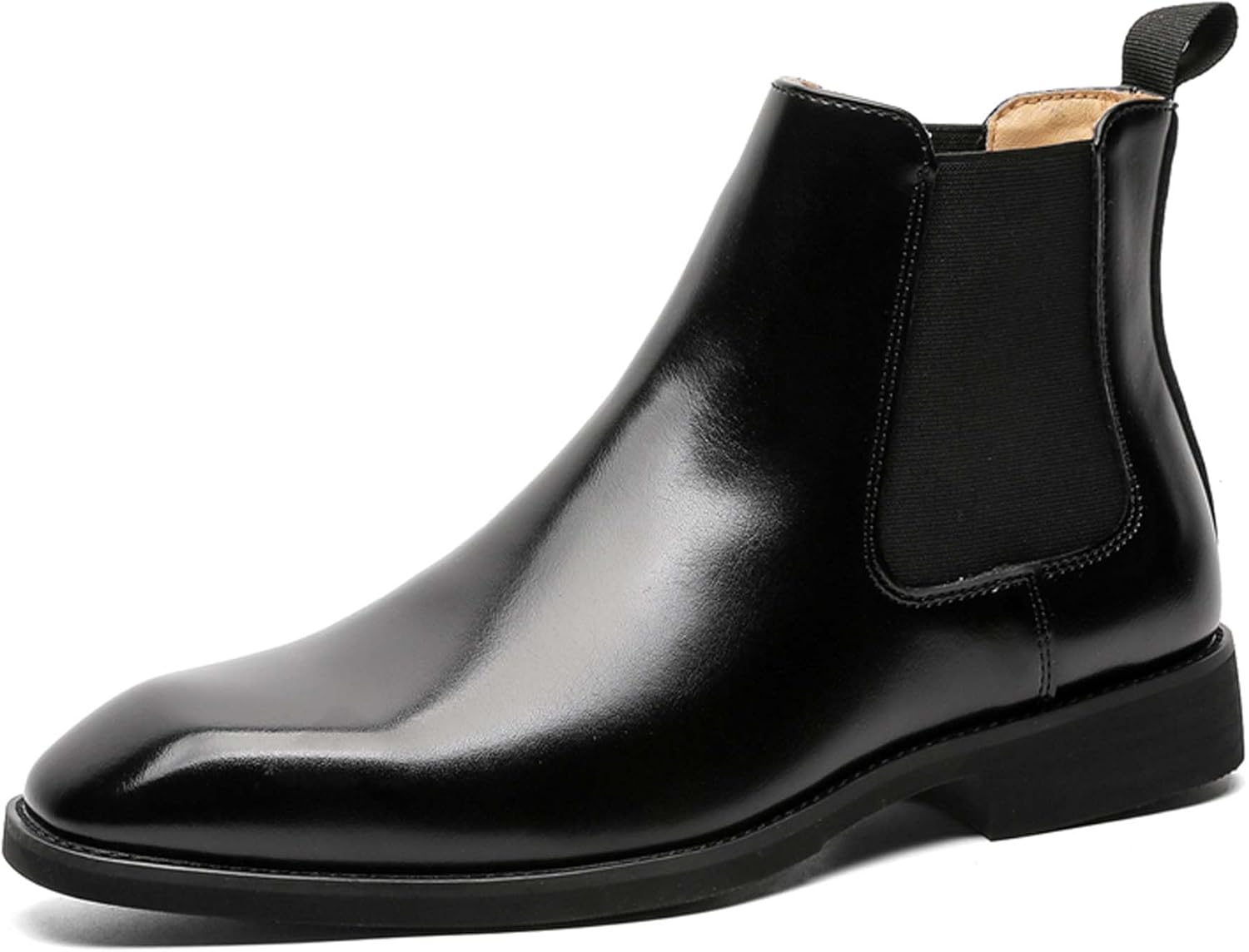 

Мужские ботинки челси, модные городские деловые офисные костюмы, формальные кожаные ботинки, противоскользящие фраки для банкетов, высокие повседневные туфли, черные, коричневые Generic