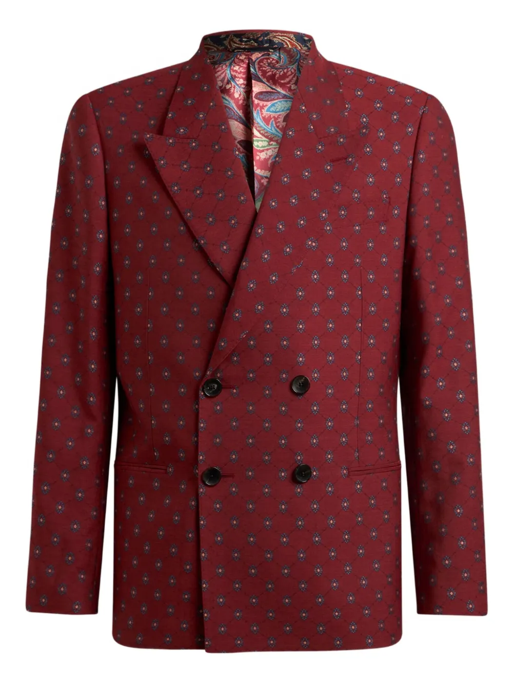 

Жаккардовый двубортный пиджак ETRO