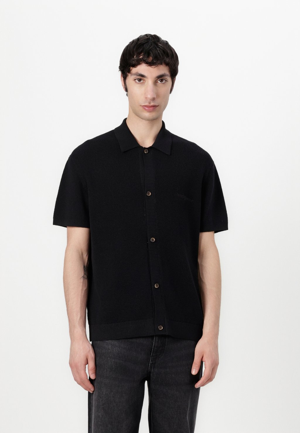 

Рубашка SCRIPT SHIRT Tommy Jeans, черный