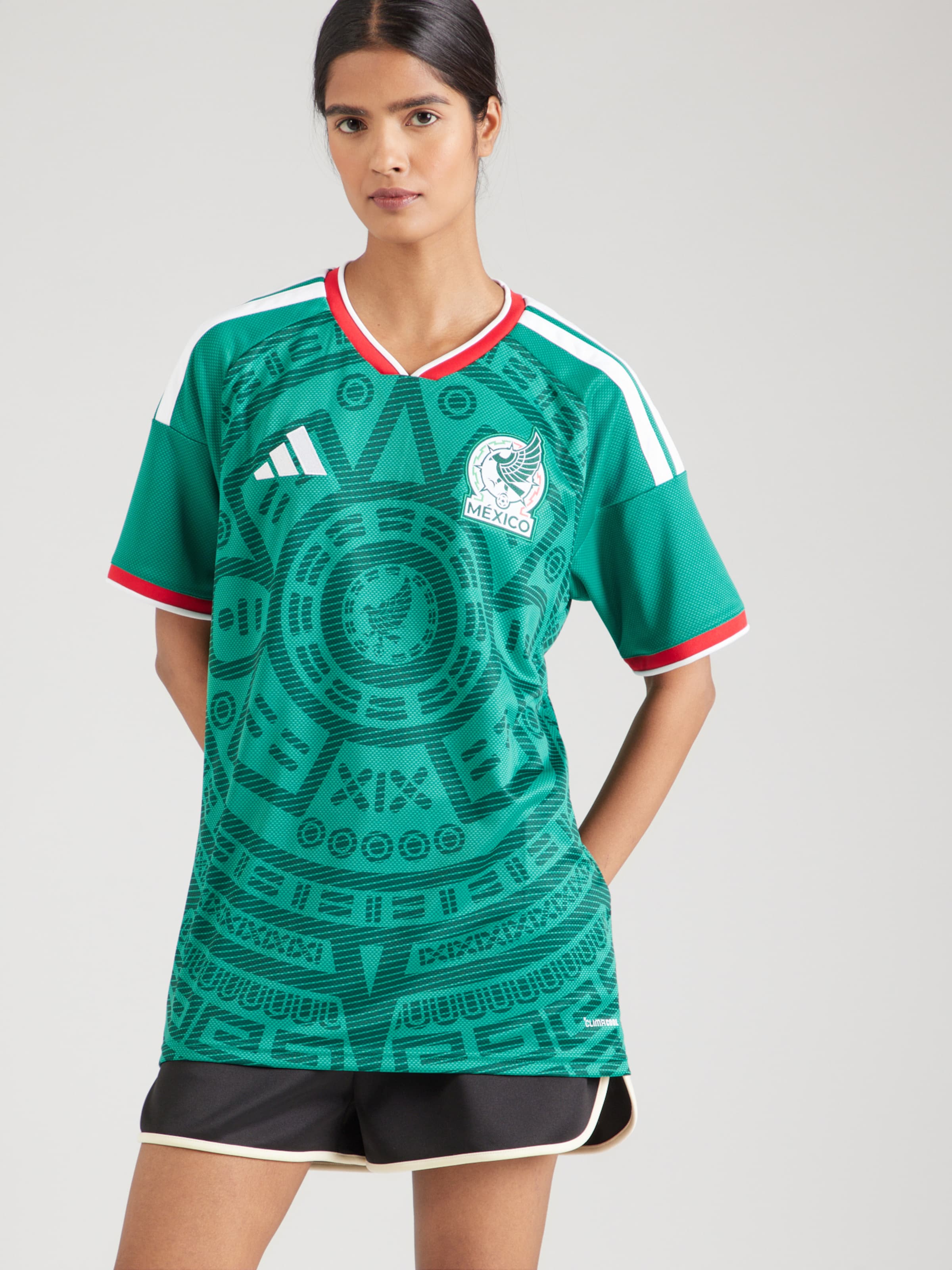 Adidas Performance Джерси 'Mexiko 26' в зеленом, темно-зеленом цвете — фото 2
