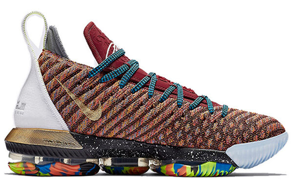 Кроссовки Nike LeBron 16 EP 'What The', черный — фото 2