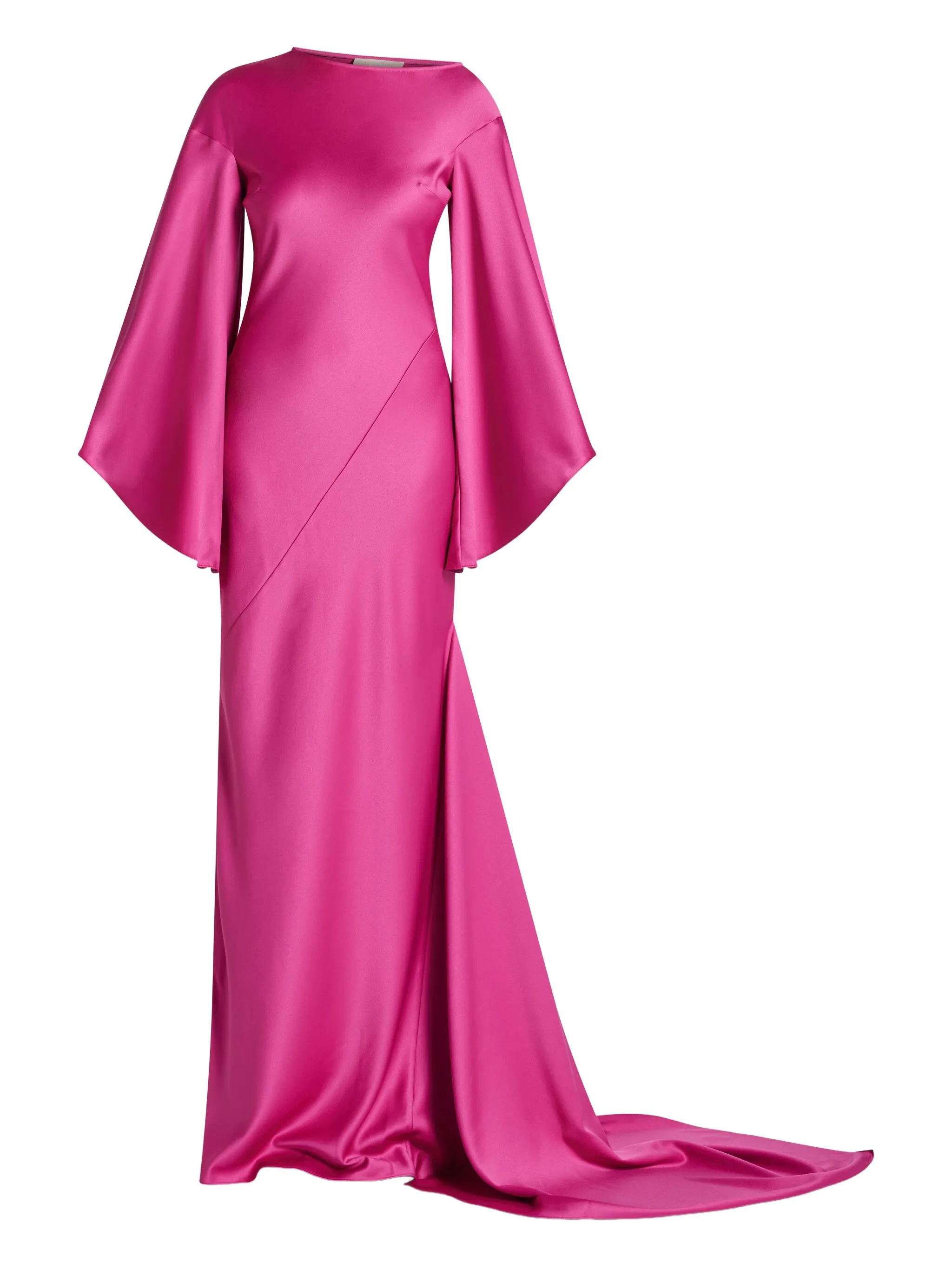 

Платье миди с расклешенными рукавами De La Vali, розовый