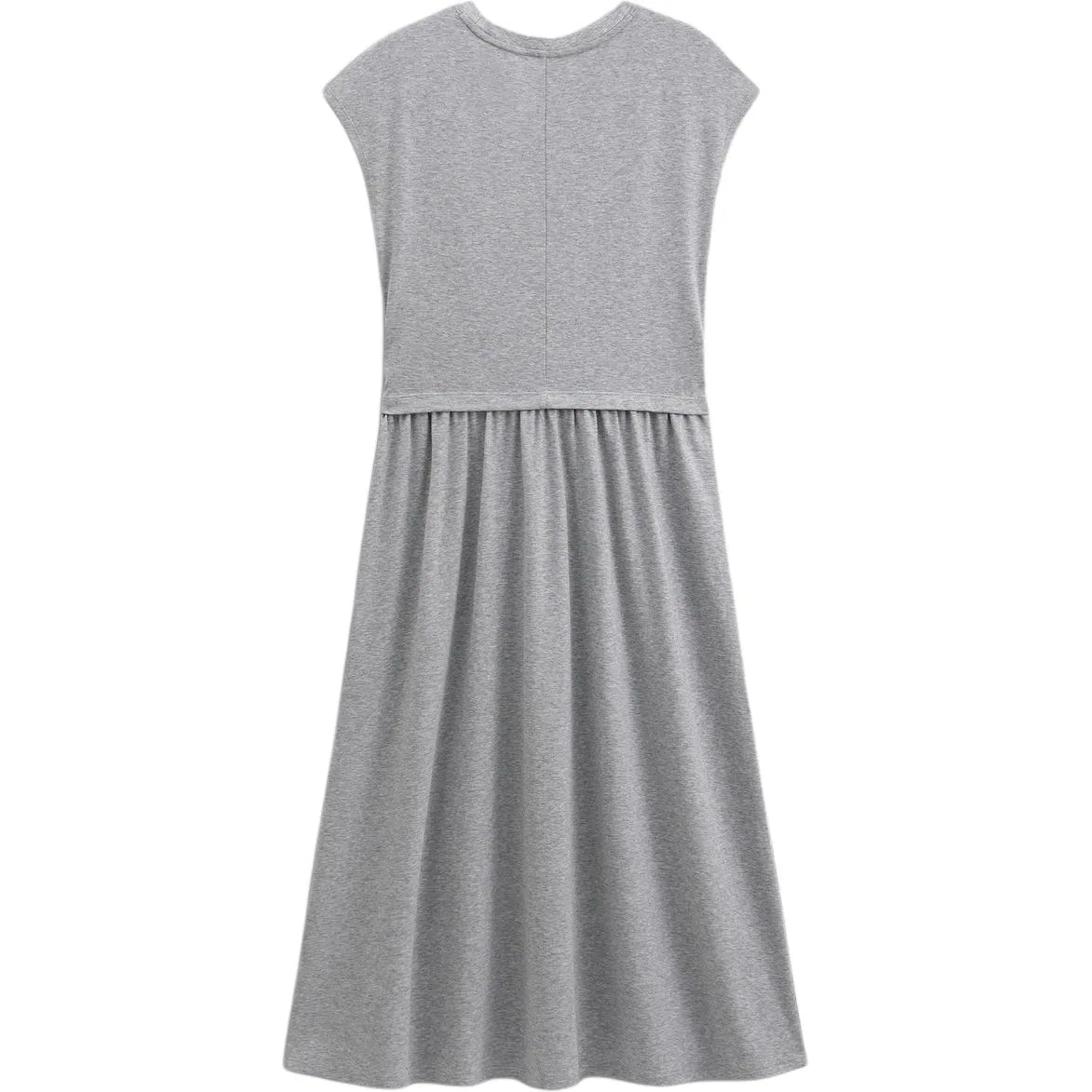 Платье без рукавов с круглым вырезом GAP Carbon Gray — фото 4