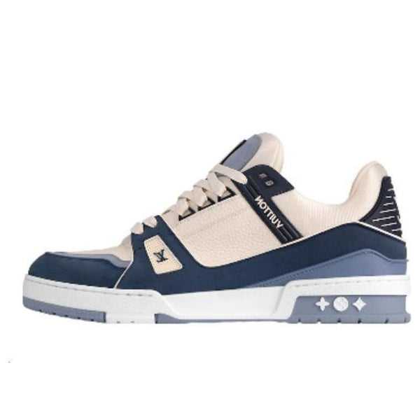 

Кроссовки lv trainer sneakers 'blue beige' Louis Vuitton, синий