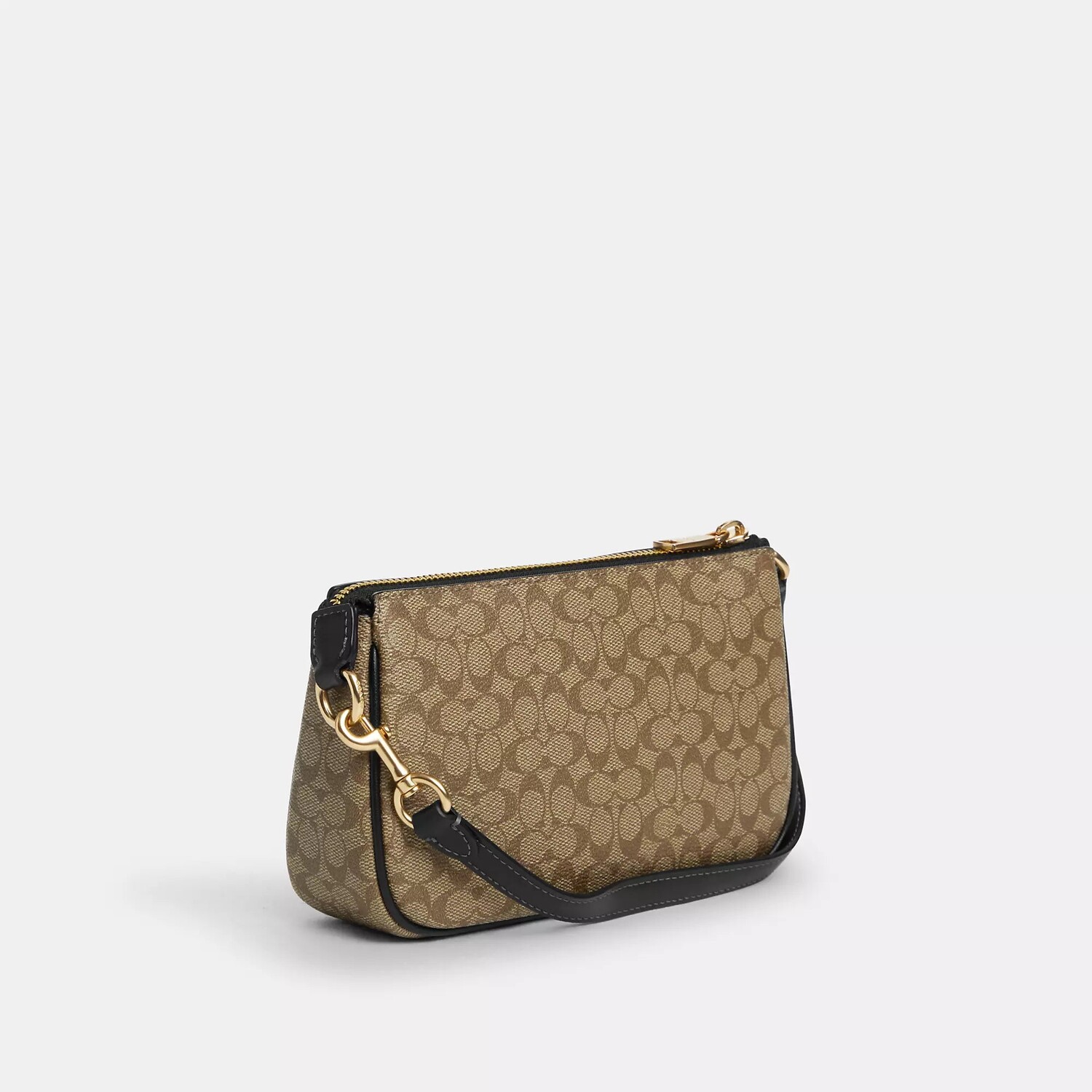 

Сумка Coach Outlet Nolita 19 из канвы Colorblock Signature, цвет Gold/Khaki/Black