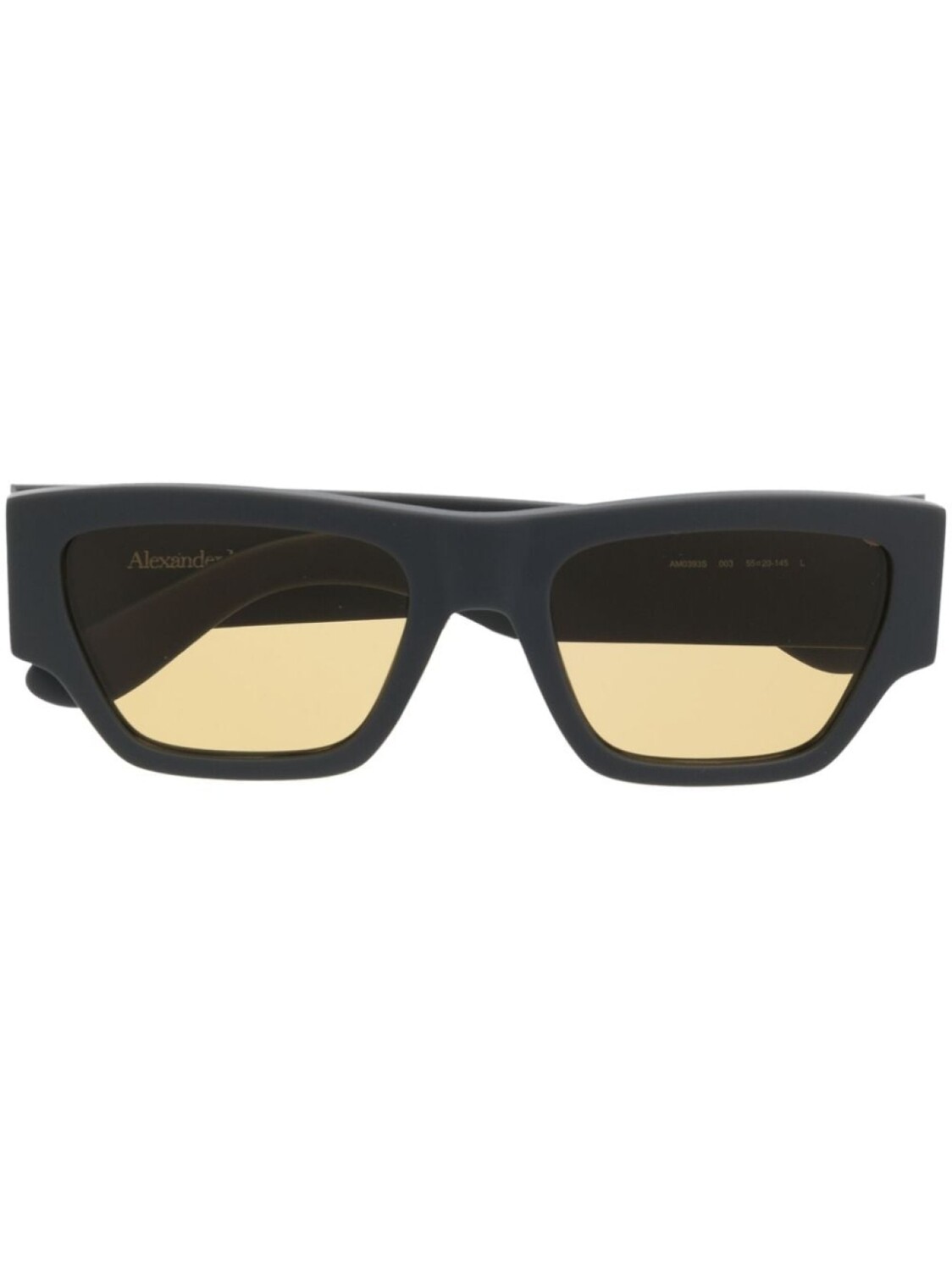 

Alexander McQueen Eyewear солнцезащитные очки с логотипом, серый