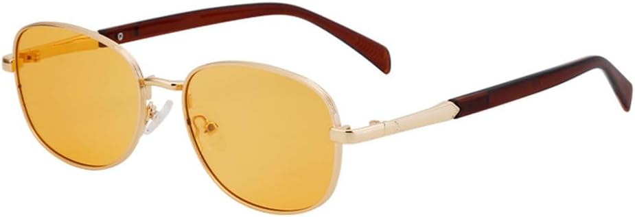 

Солнцезащитные очки в овальной оправе в стиле панк, модель 2027, для женщин, металлические солнцезащитные очки в винтажном стиле стимпанк, защита от ультрафиолета UV400 generic, 1