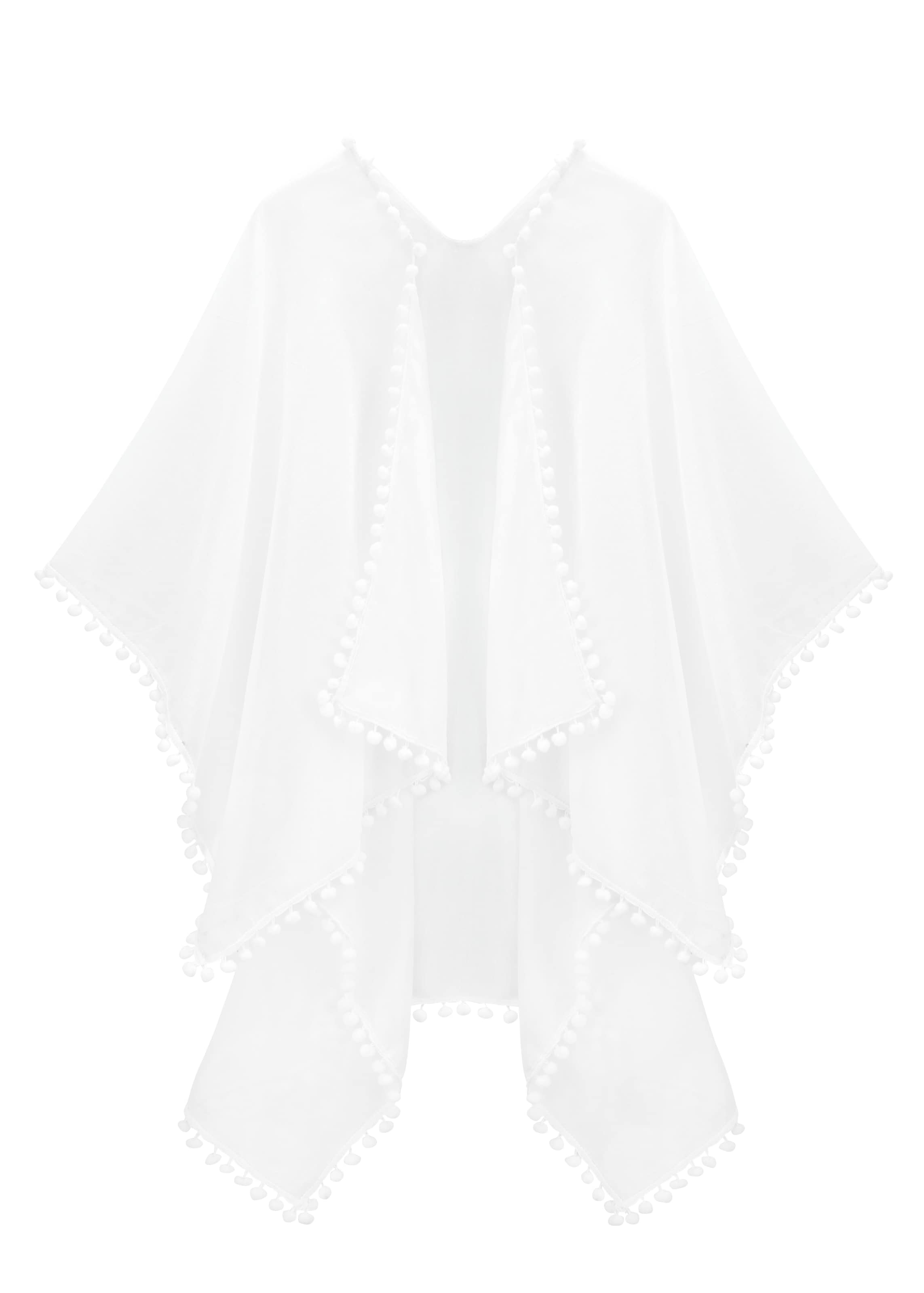 

LASCANA Кейп 'Парео' в белом цвете