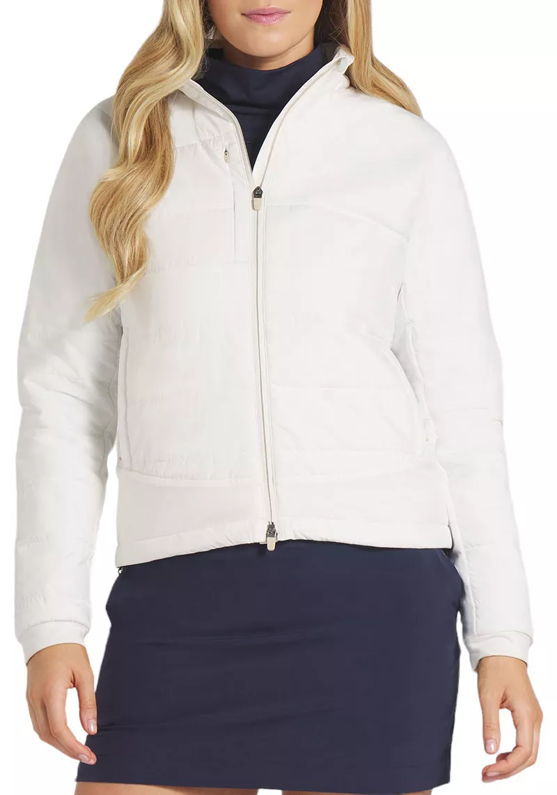 

Женская стеганая куртка для гольфа Puma Kyley, цвет Warm White
