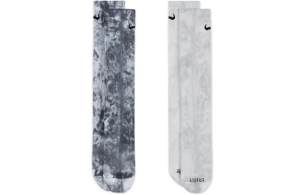 

Everyday Plus Cushioned Tie-Dye Crew Socks 2 пары Nike, 2 pack (светло серый+темно серый)