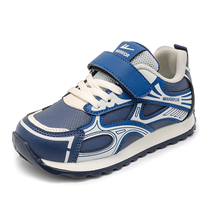 

Детские повседневные кроссовки PU Polyurethane WARRIOR, темно-синий