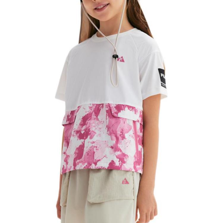 Футболка Cloud детская FILA KIDS, белый — фото 3