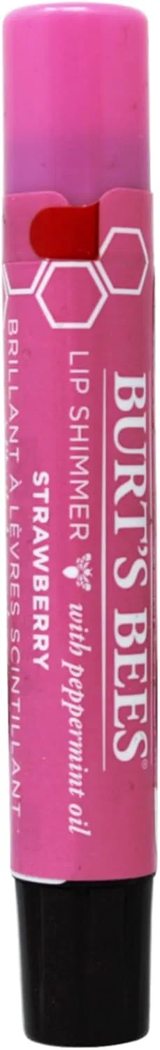 Бальзам для губ «Lip Shimmer Strawberry» от Burt's Bees Burt'S Bees — фото 3