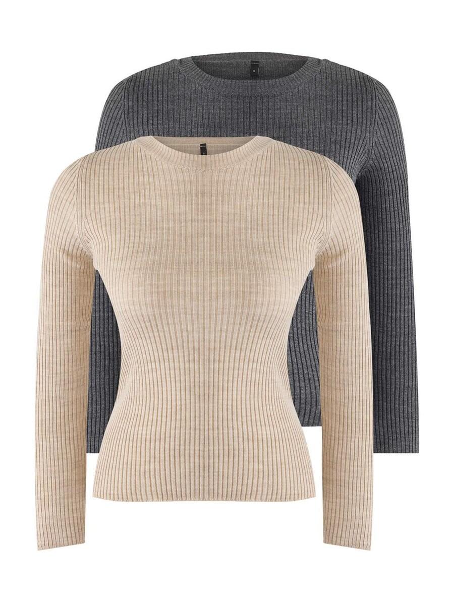 

Свитер Trendyol, Cream/Dark grey