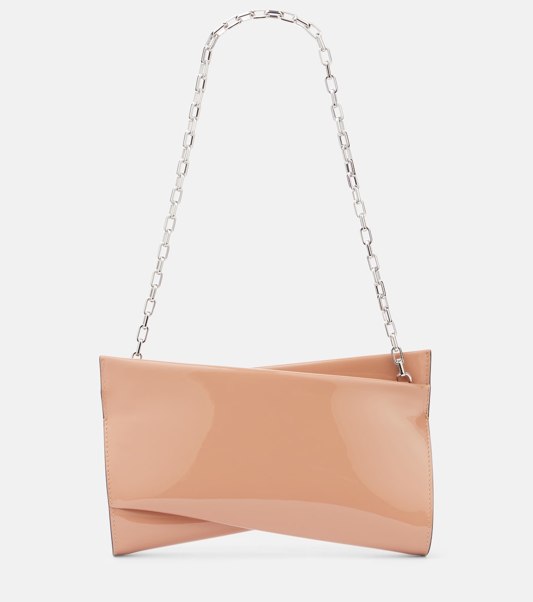 

Клатч Loubitwist Small из лаковой кожи Christian Louboutin, Blush
