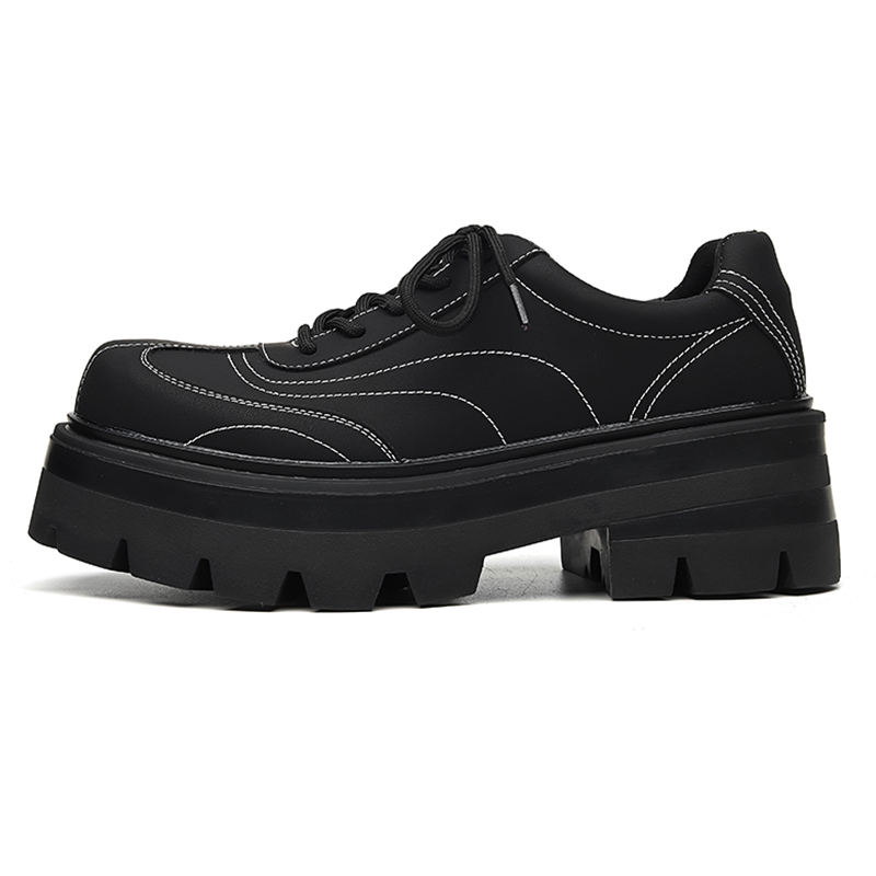 

Повседневные кожаные ботинки Unisex ZONEJOY, черный