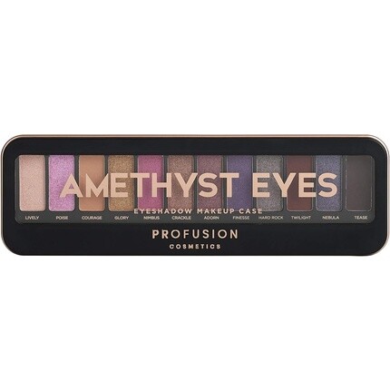 

Палитра теней для век Profusion Cosmetics Pro Makeup Case Amethyst Eyes