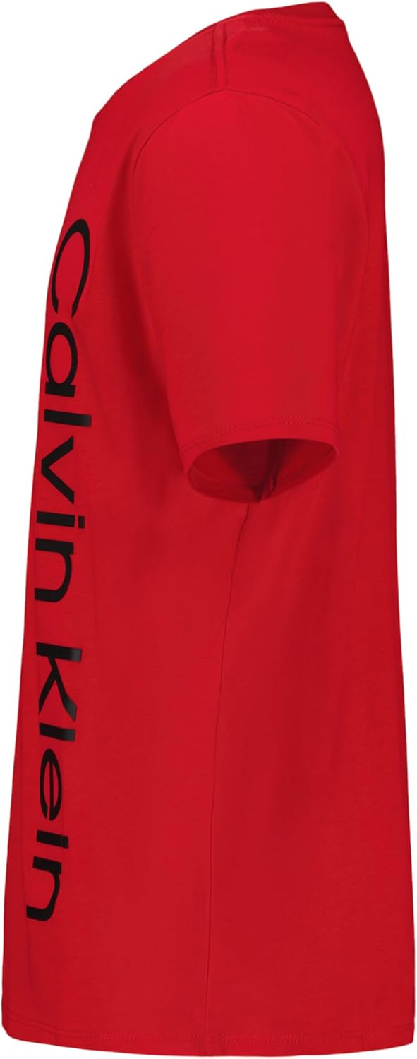 Спортивная футболка Calvin Klein Boys Pull-On Tech Stretch Twill, Straight Up Racing Red — фото 2