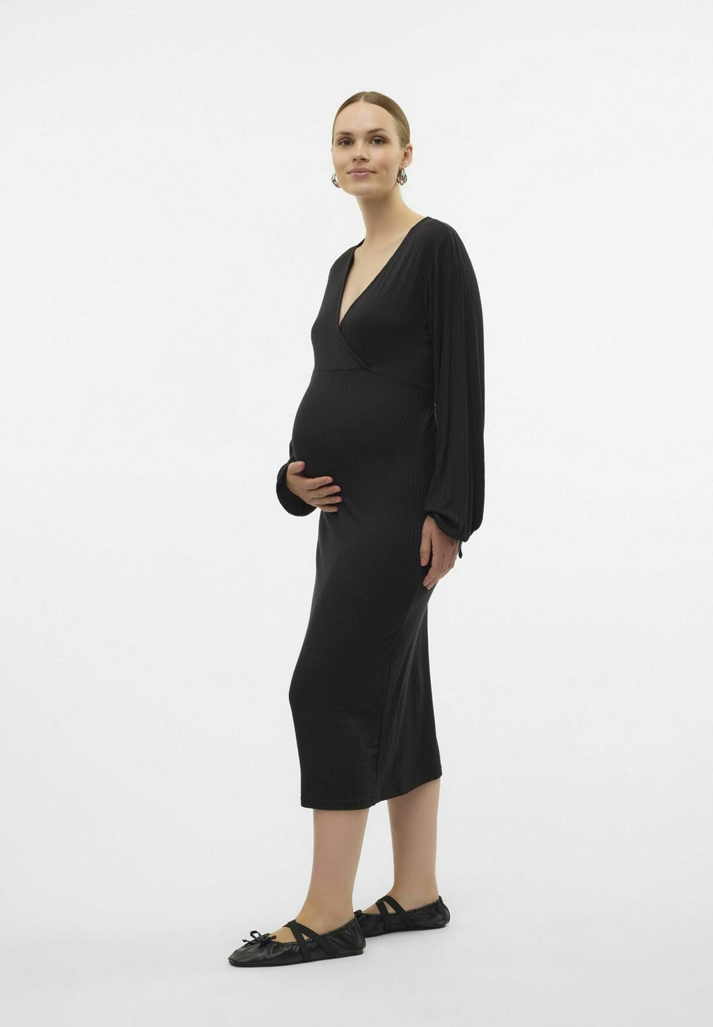 

Платье-джемпер NORMAL GESCHNITTEN - Shift dress MAMALICIOUS, черный