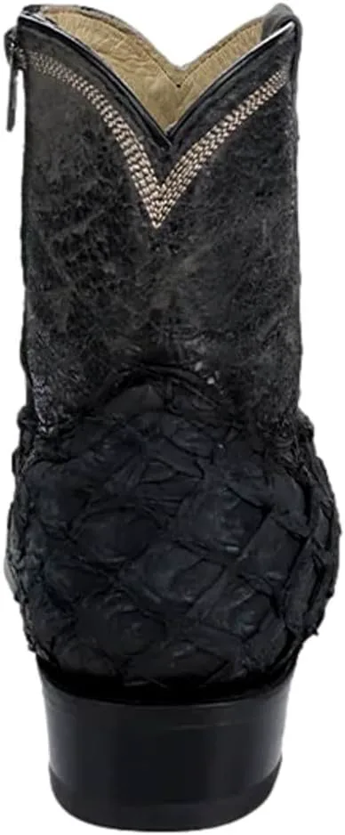 Мужские вестерн-бутсы Corral с вышивкой рыбы пираньи черные A4659 Corral Boots, черный — фото 4