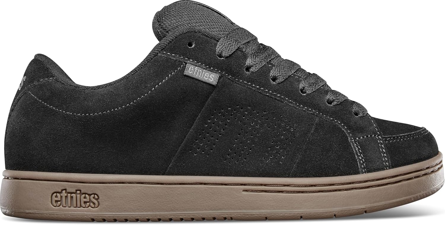 

Мужские скейтбордические кроссовки Etnies Kingpin Classic Puffy, экологичные, удобные и прочные, с литой стелькой из EVA, черный/серый/темно-серый