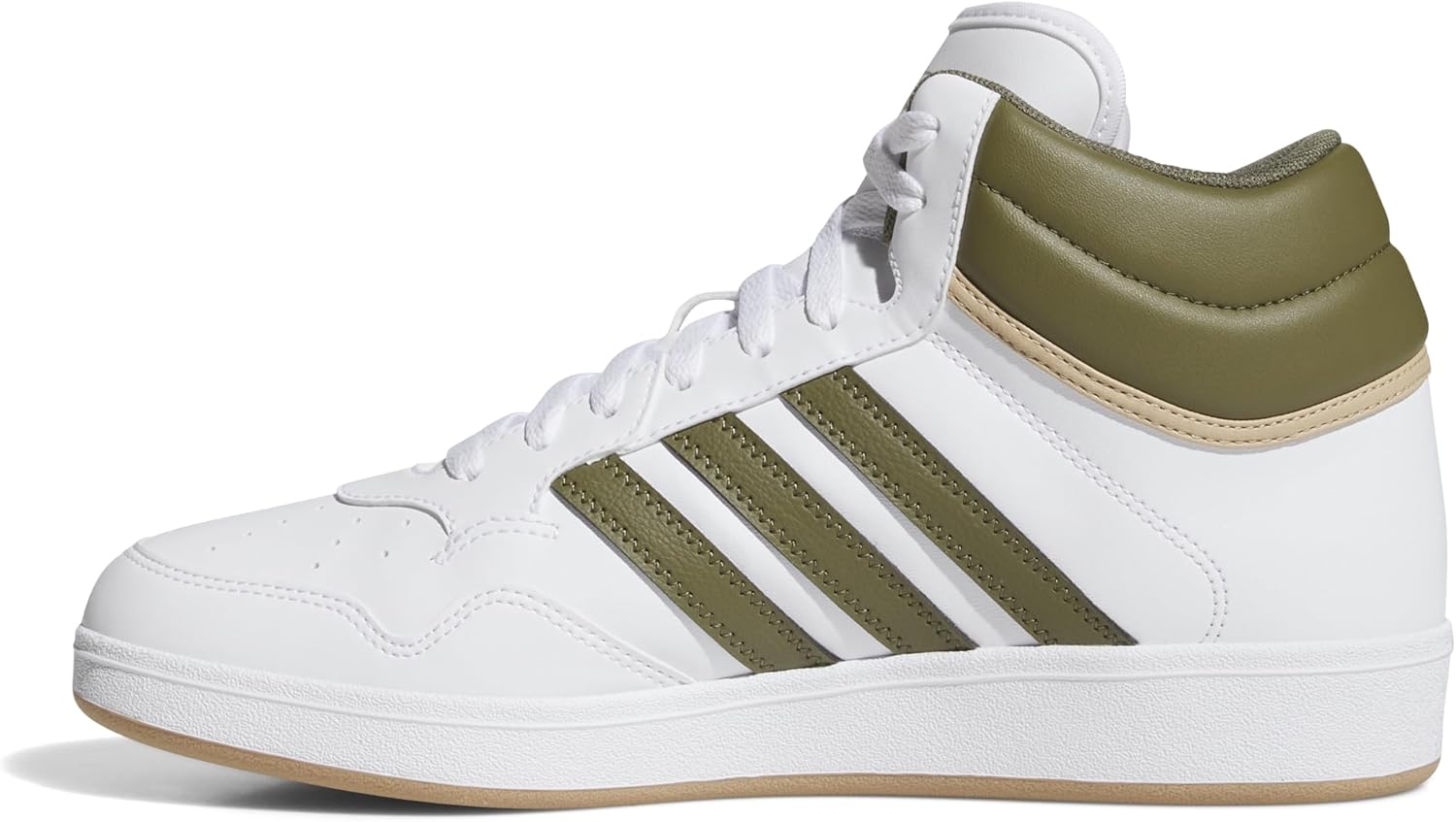 

Кроссовки Adidas Unisex-Adult Hoops 4.0 Mid Top, белый