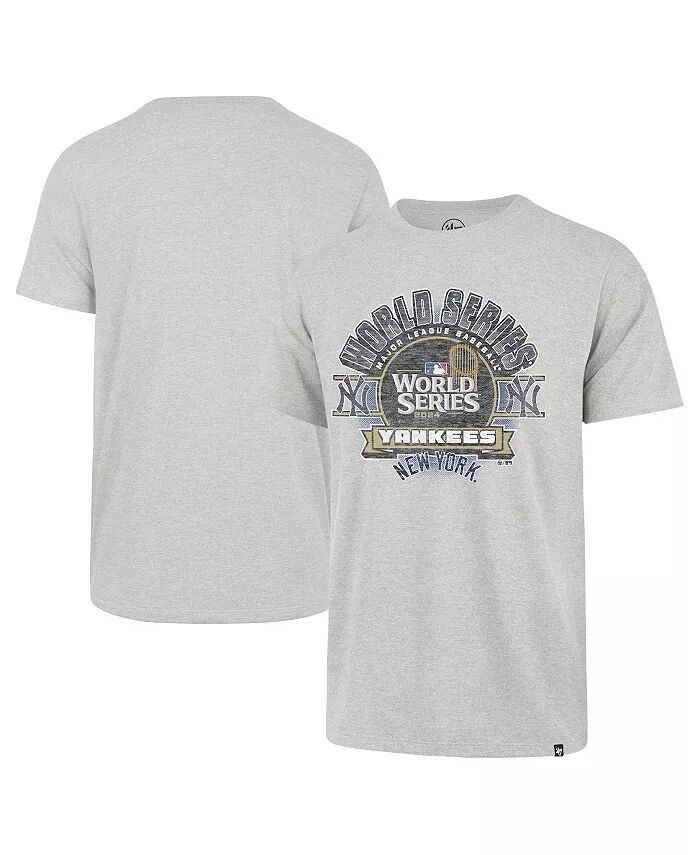 

Мужская серая футболка New York Yankees 2024 World Series Franklin '47 Brand